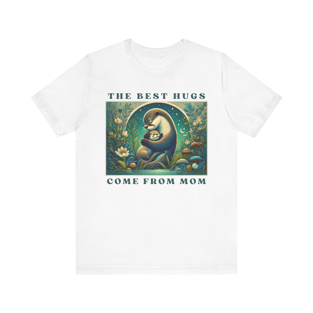 Otter T-shirt,Mothers Day Gift,Cute Mama Tee,Mom Life,Baby Shower Gift,Mama and Baby Shirt,New Mom Gift,Mom Hug Shirt,Gift For Wife,Mom Love