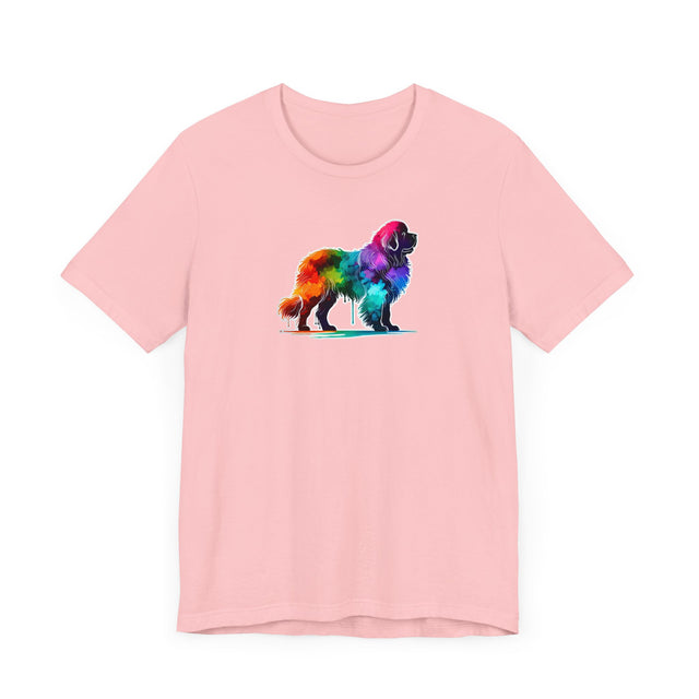 Rainbow Newfoundland T-shirt,Pride Shirt,Dog Lover Top,Rainbow Animals,LGBTQ+ Tee, Newfie owner, Newf gift