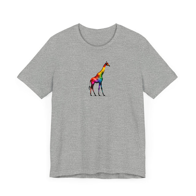Rainbow Giraffe Alcohol Ink,Safari lover,Wild Life,Pride Shirt,LGBTQ+ Tee,African Animals