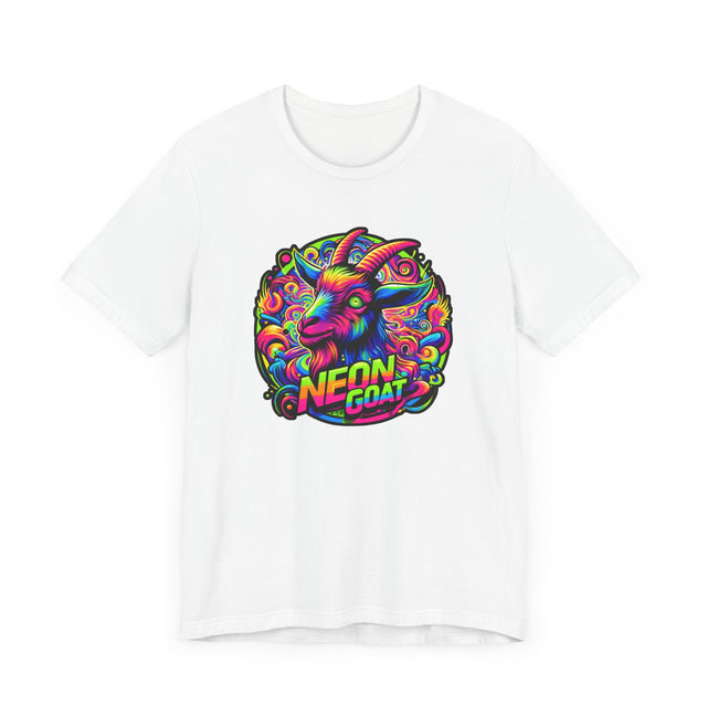 Neon Goat T-shirt, Goat Tee