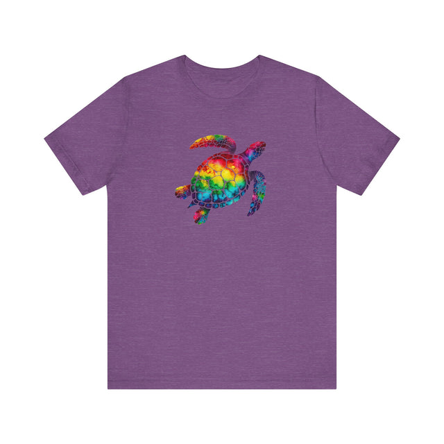 Rainbow Sea Turtle Alcohol Ink T-shirt, Pride Shirt, LBGT, Sea Turtle T shirt, LGBTQ+, BGLT, Ocean