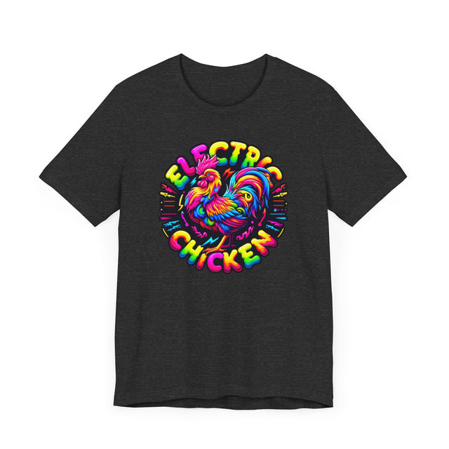 Neon Electric Chicken T-shirt, Fowl Tee
