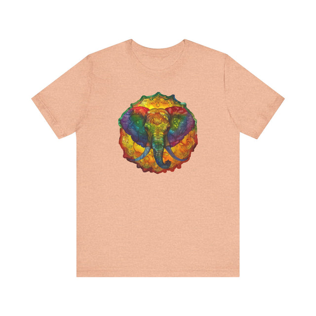 Rainbow Elephant Mandala T-shirt,Pride Shirt,Elephant Lover Top,Rainbow Animals,LGBTQ+ Tee,Queer,Gay,Lesbian,Bisexual,Trans,BGLT,LBGT