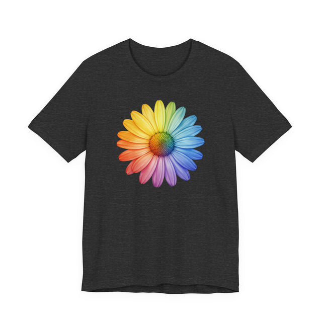 Rainbow Daisy shirt,Flower Shirt,Pride Tee, LGBTQIA,Plant Lover Gift,Gardener T-shirt,Mothers Day Gift