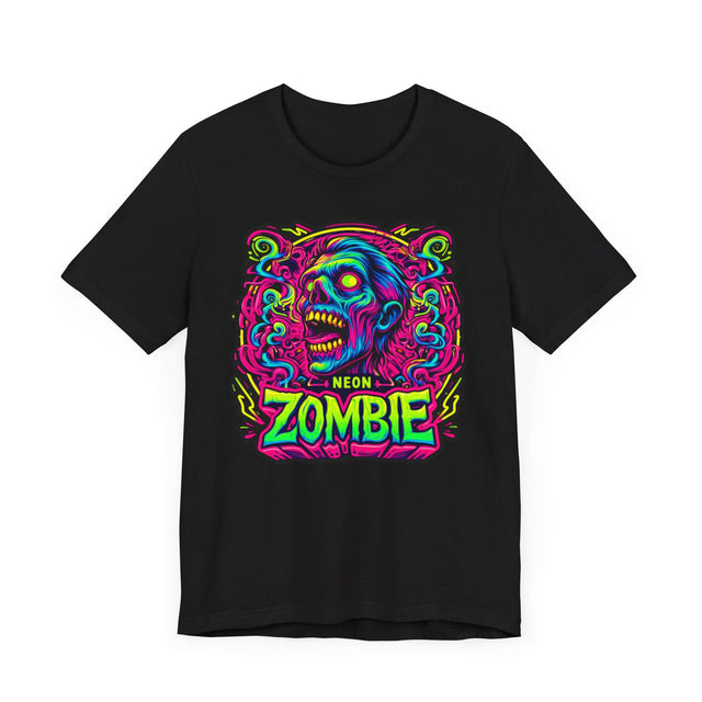 Neon Zombie T-shirt, Halloween Tee, Neon Goth