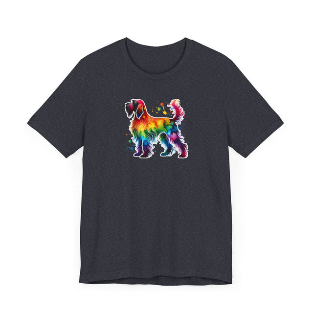 Rainbow Wirehaired Pointing Griffon T-shirt,Pride Shirt,Dog Lover Top,Rainbow Animals,LGBTQ+ Tee, Wirehaired Pointing Griffon owner, WPG gift