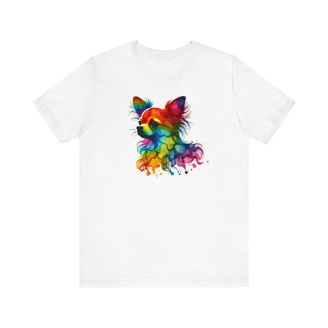 Rainbow Chihuahua Head T-shirt,Pride Shirt,Dog Lover Top,Rainbow Animals,LGBTQ+ Tee, Chihuahua Owner