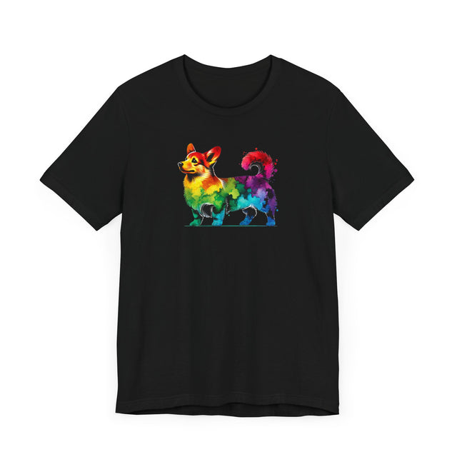Rainbow Pembroke Welsh Corgi T-shirt,Pride Shirt,Dog Lover Top,Rainbow Animals,LGBTQ+ Tee, PWC owner, Pemi Corgi gift
