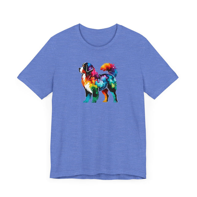 Rainbow Bernese Mountain Dog T-shirt,Pride Shirt,Dog Lover Top,Rainbow Animals,LGBTQ+ Tee, Berner Owner gift