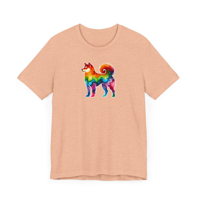 Rainbow Shiba Inu T-shirt,Pride Shirt,Dog Lover Top,Rainbow Animals,LGBTQ+ Tee, Shiba owner, Shiba Inu gift