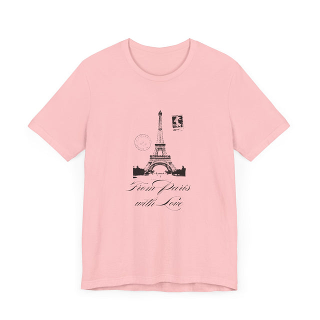 Paris Postcard Shirt, From Paris with Love shirt, Paris Postcard T-shirt, Trendy Paris Shirt, Cute Paris T-shirt, Paris lover shirt