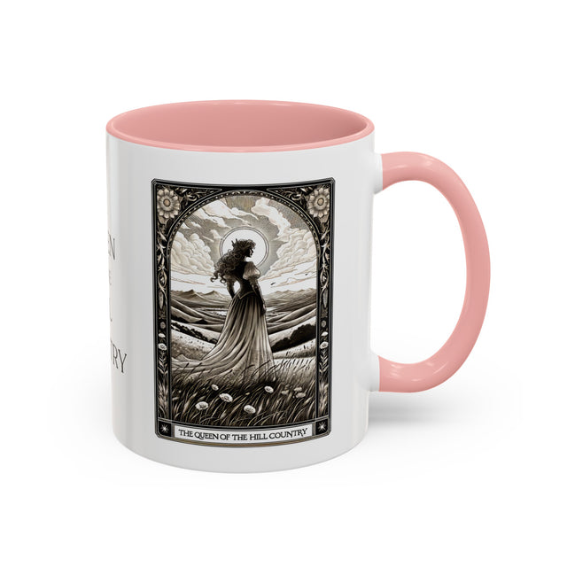 Queen of Hill Country,Tarot card mug,Mothers Day Gift,Gift for her,Gift for Mom,Texas Hill Country Gift,Texas Gift for Her,Texas Mom Gift