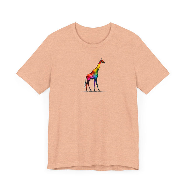 Rainbow Giraffe Alcohol Ink,Safari lover,Wild Life,Pride Shirt,LGBTQ+ Tee,African Animals