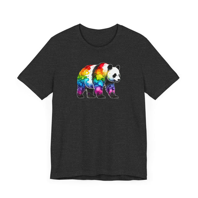 Rainbow Panda Bear Alcohol Ink T-shirt, Pride Shirt,Animal Lover T shirt, LGBTQ+, BGLT, Big Bear