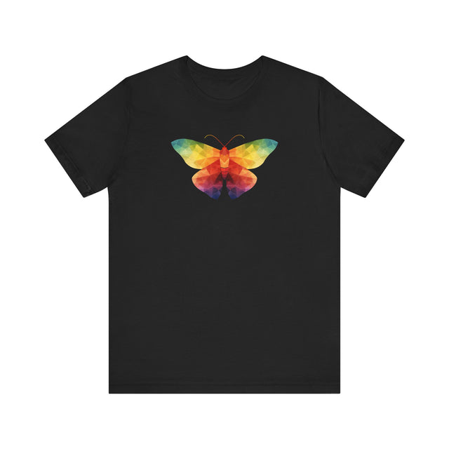 Rainbow Moth T-shirt,Pride Shirt, Pride Parade Top, LGBTQ+ Tee, Nonbinary, Gay, Lesbian, Bisexual, Trans, BGLT, LBGT, Enby, Pansexual