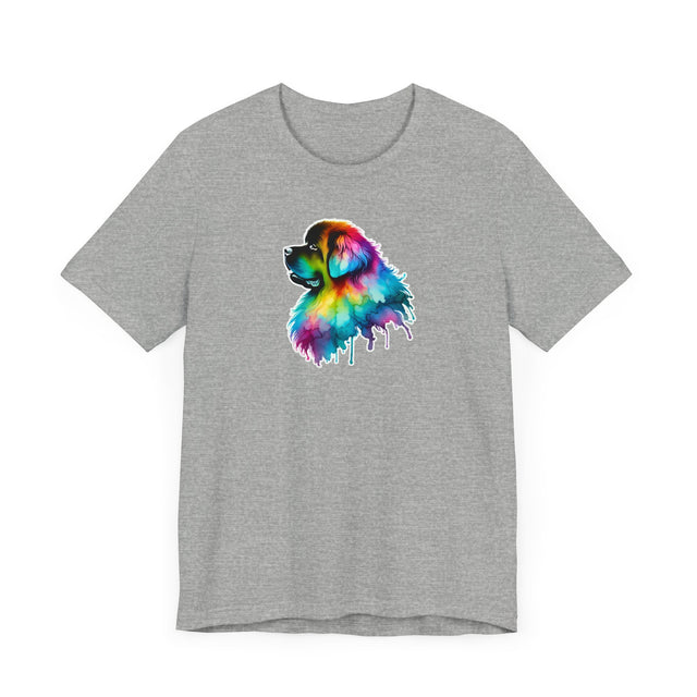 Rainbow Newfoundland Head T-shirt,Pride Shirt,Dog Lover Top,Rainbow Animals,LGBTQ+ Tee, Newfie owner, Newf gift