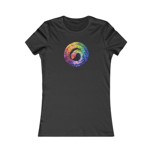 Rainbow Snake T-shirt,Pride Shirt,Snake Lover Top,Rainbow Animals,LGBTQ+ Tee,Women's Favorite Tee