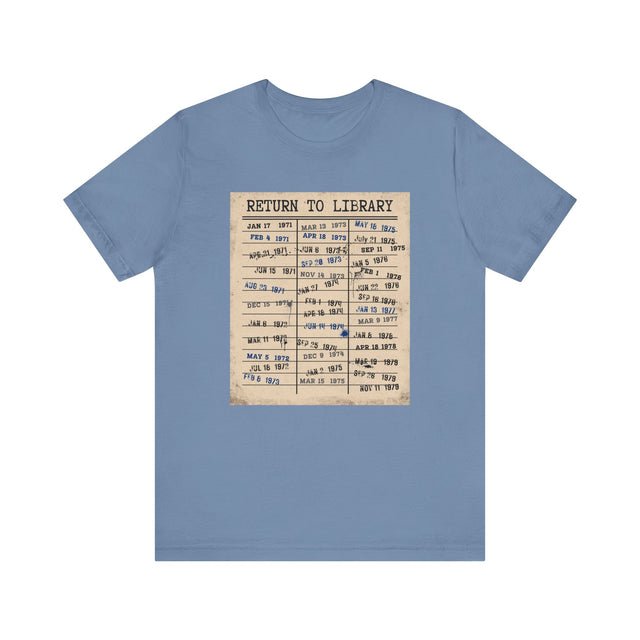 Return to Library TShirt, Book Worm Tee, Library Lover Shirt, Book Lover shirt