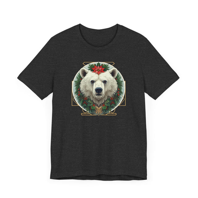 Christmas Polar Bear T-shirt, Yuletide Bear Shirt