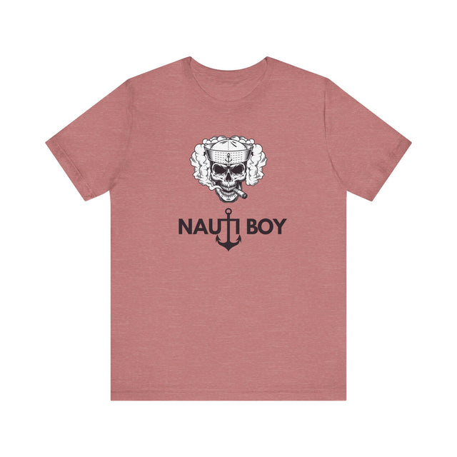 Nauti Boy Tshirt, Nautical Tshirt, Boating Tshirt-Captain Tshirt, Pirate Tshirt, Rebel Tshirt, Father's Day gift, Cigar Tshirt, Skull Tshirt