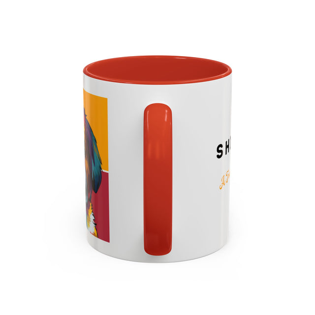 Shih Tzu Coffee Cup,4-Panel Pop Art Mug,Shih Tzu Lover,Shih Tzu Mom,Shih Tzu Dad,Dog Lover Gift,Shih Tzu Gift