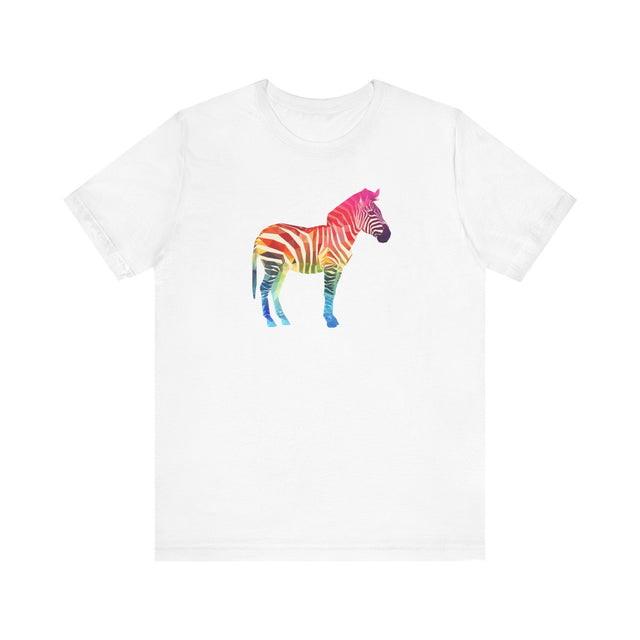 Rainbow Zebra T-shirt,Pride Shirt,Pride Parade Top,Rainbow Animals,LGBTQ+ Tee,Nonbinary, Gay,Lesbian,Bisexual,Trans,BGLT,Enby,Pansexual