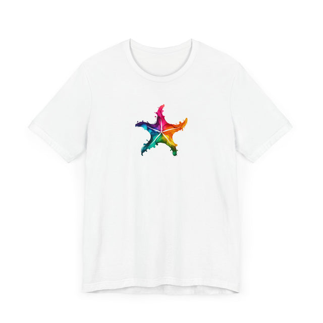 Rainbow Starfish Alcohol Ink,Marine life Tee,Sea life lover,Ocean Life,Nautical,Pride Shirt,LGBTQ+ Tee