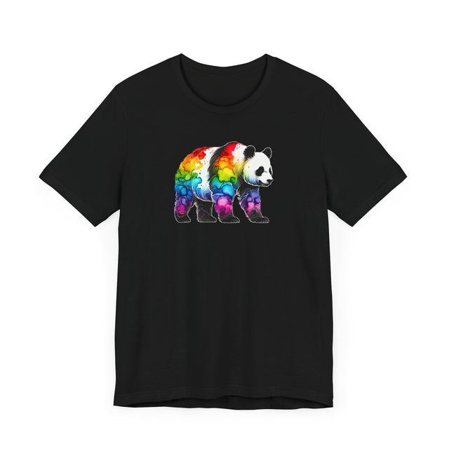 Rainbow Panda Bear Alcohol Ink T-shirt, Pride Shirt,Animal Lover T shirt, LGBTQ+, BGLT, Big Bear