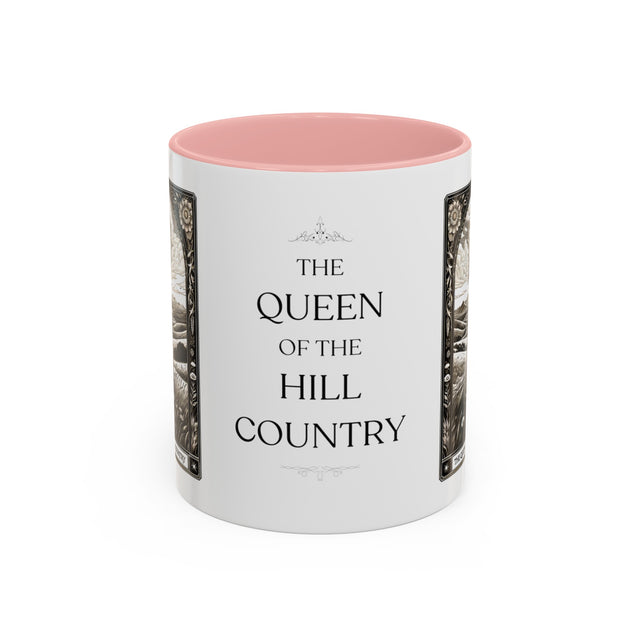 Queen of Hill Country,Tarot card mug,Mothers Day Gift,Gift for her,Gift for Mom,Texas Hill Country Gift,Texas Gift for Her,Texas Mom Gift