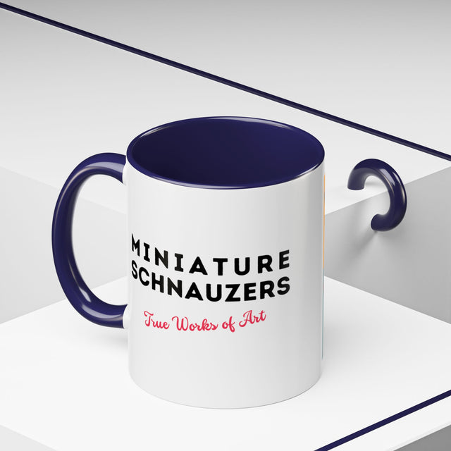 Brown Miniature Schnauzer Coffee Cup