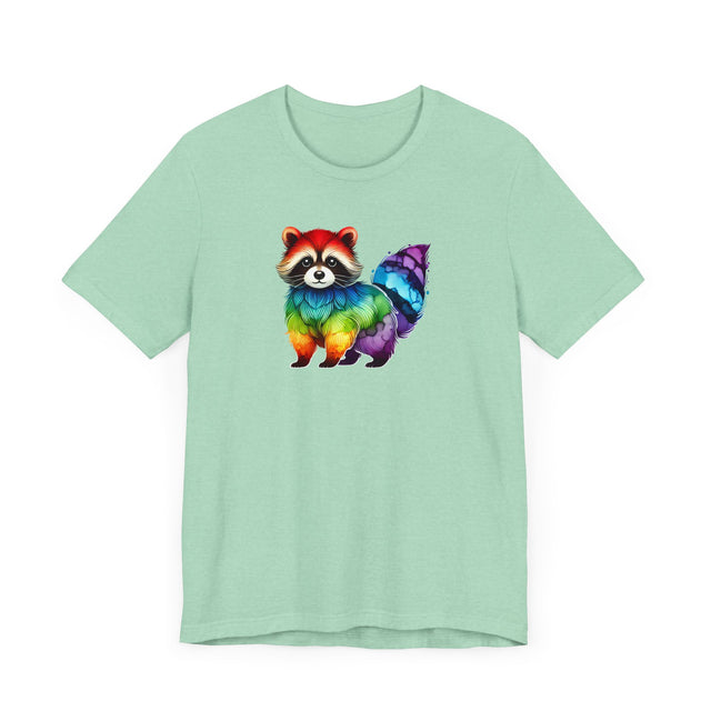 Rainbow Raccoon Alcohol Ink T-shirt, Pride Shirt,Animal Lover T shirt, LGBTQ+, BGLT