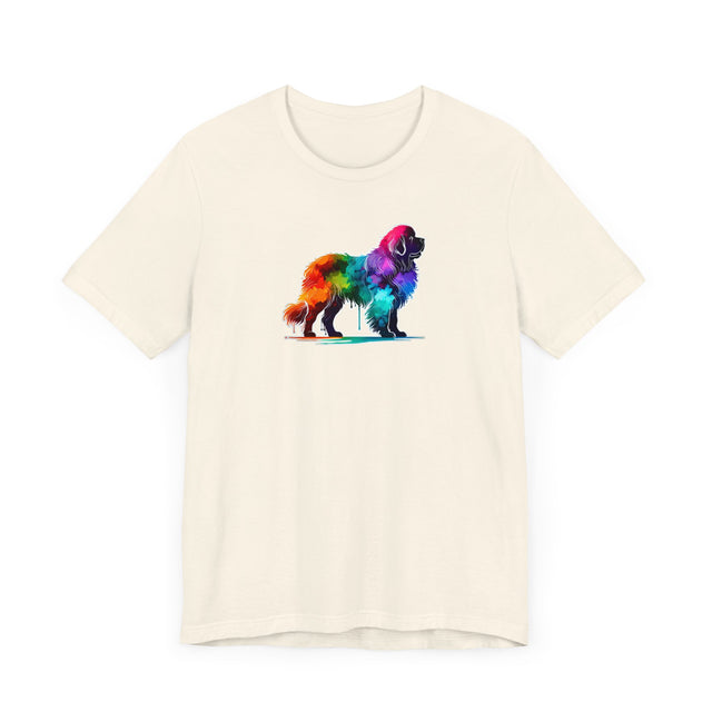 Rainbow Newfoundland T-shirt,Pride Shirt,Dog Lover Top,Rainbow Animals,LGBTQ+ Tee, Newfie owner, Newf gift