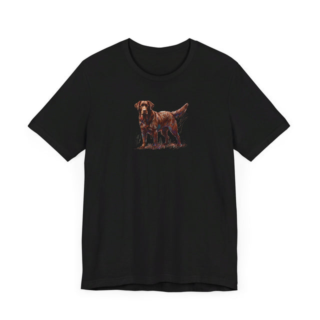 Chocolate Lab Scribble T-shirt, Labrador Retriever Shirt, Dog Lover Tee