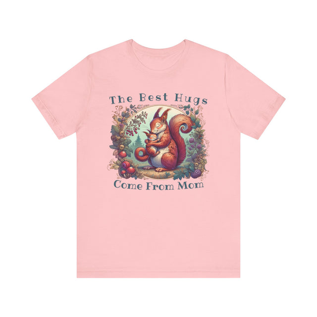 Squirrel T-shirt,Mothers Day Gift,Cute Mama Tee,Mom Life,Baby Shower Gift,Mama and Baby Shirt,New Mom Gift,Mom Hug Shirt,Gift For Wife