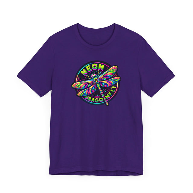Neon Dragonfly T-shirt, Insect Lover Top