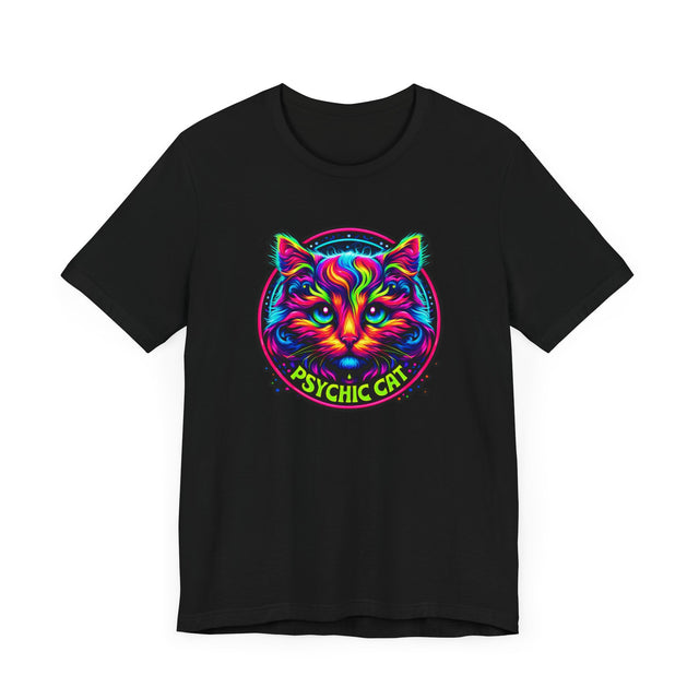 Psychic Cat T-shirt, Cute Cat Top