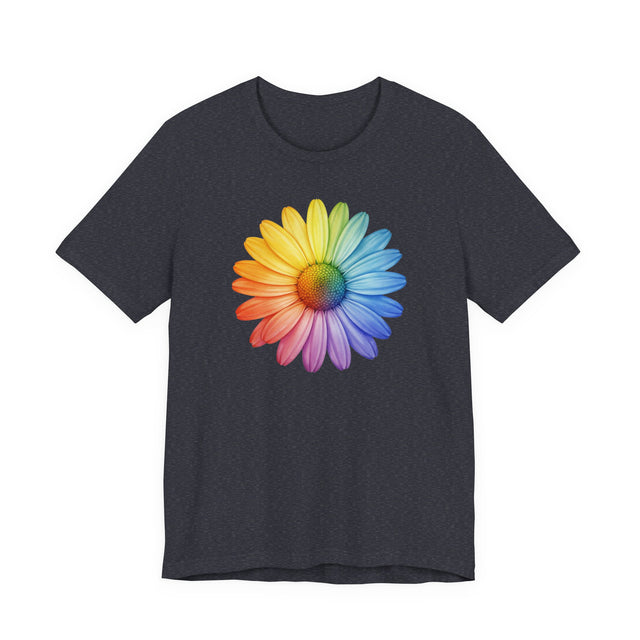 Rainbow Daisy shirt,Flower Shirt,Pride Tee, LGBTQIA,Plant Lover Gift,Gardener T-shirt,Mothers Day Gift