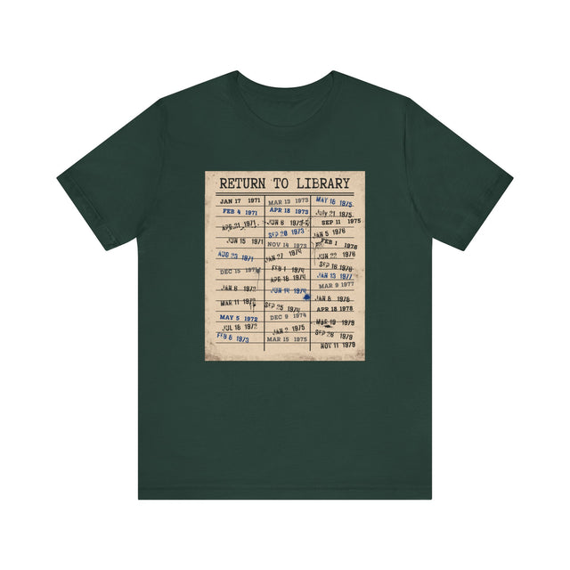 Return to Library TShirt, Book Worm Tee, Library Lover Shirt, Book Lover shirt