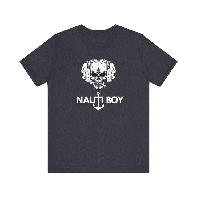 Nauti Boy Tshirt, Nautical Tshirt, Boating Tshirt-Captain Tshirt, Pirate Tshirt, Rebel Tshirt, Father's Day gift, Cigar Tshirt, Skull Tshirt