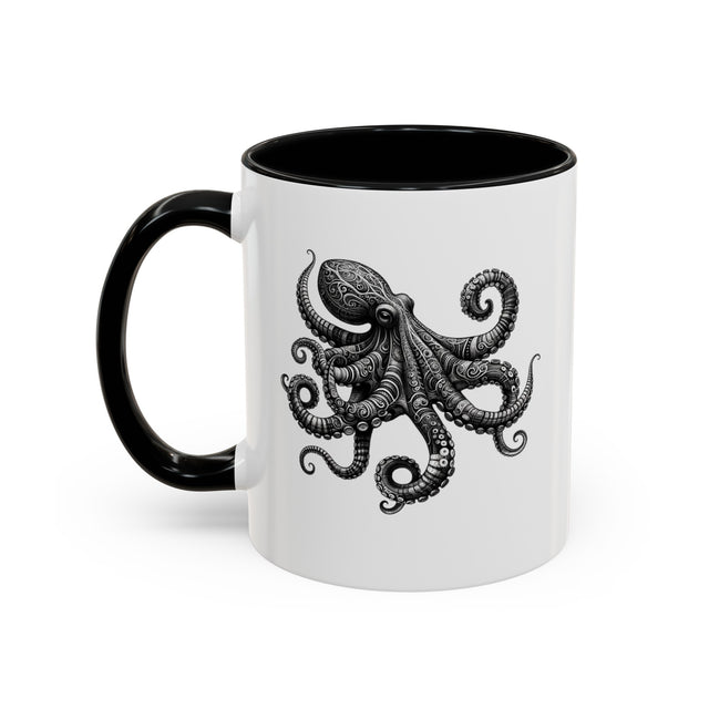 Octopus Mug, Ocean Lover Gift, Boating Gift, Coastal Living, Ocean Gift, Coastal gift,Coastal Decor, Nautical Mug, Nautical Gift, Captain