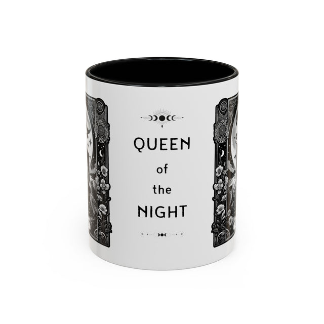 Queen of the Night,Tarot card mug,Mother's Day Gift,Tarot Reader Gift,Witchy cup,Mystical Cards cup,Celestial Astrology,Gift for her