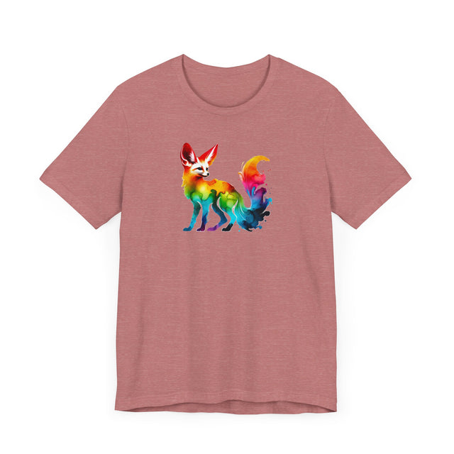 Rainbow Fennec Fox,Vixen lover,Foxy tee,Pride Shirt,Rainbow,Pride Parade T shirt,LGBTQ+ Ally Tee