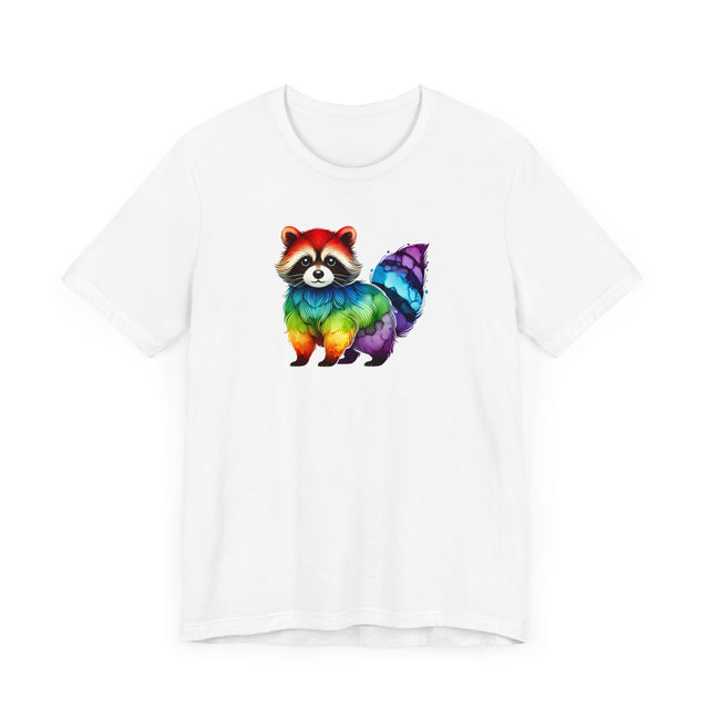 Rainbow Raccoon Alcohol Ink T-shirt, Pride Shirt,Animal Lover T shirt, LGBTQ+, BGLT
