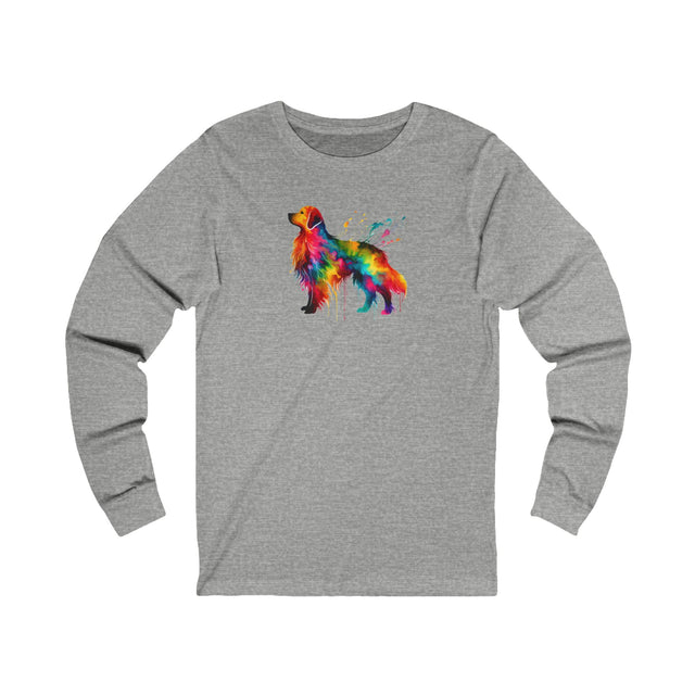 Rainbow Golden Retriever T-shirt,Pride Shirt,Dog Lover Top,Rainbow Animals,LGBTQ+ Tee,Golden Owner