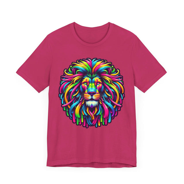 Neon Lion T-shirt, Lion Tee, Big Cat Lover