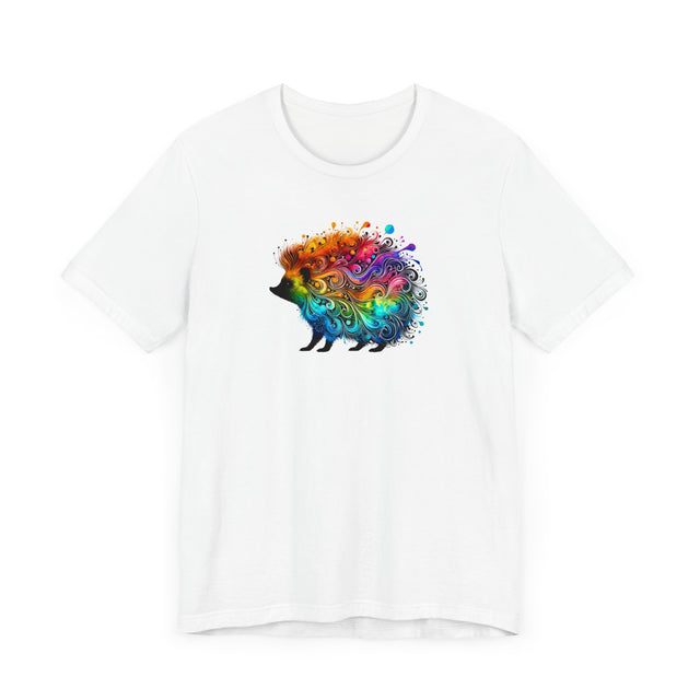 Rainbow Hedgehog Alcohol Ink T-shirt, Hedgie Lover,Pride Shirt,Animal Lover T shirt, LGBTQ+, BGLT