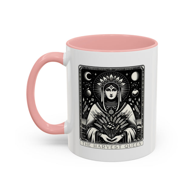 Harvest Queen,Tarot card Mug,Mother's Day Gift,Tarot Reader Gift,Gardening Mug,Mystical Cards Mug,Gardener Gift,Gift for her,Fall coffee cup