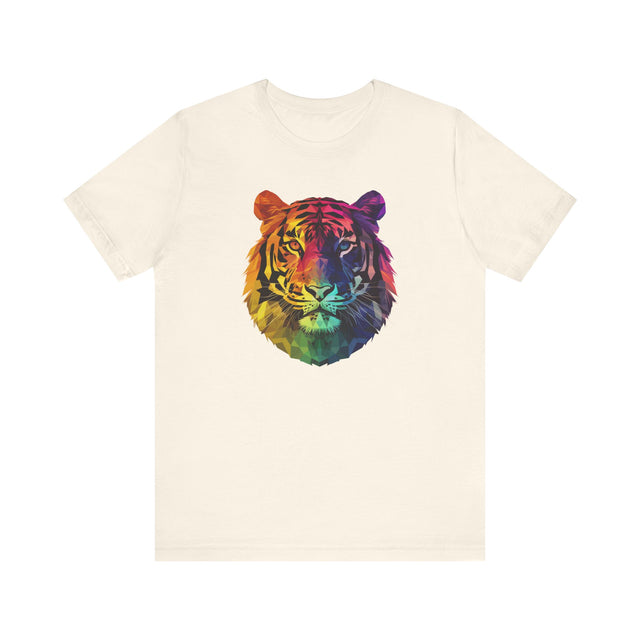 Rainbow Tiger T-shirt,Pride Shirt, Pride Parade Top, Rainbow Animals,LGBTQ+ Tee, Nonbinary, Gay, Lesbian, Bisexual, Trans, BGLT, LBGT, Enby, Pansexual