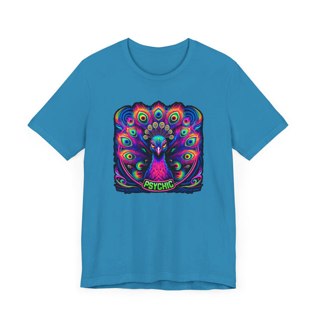 Psychic Peacock T-shirt, Peacock Tee, Bird Lover