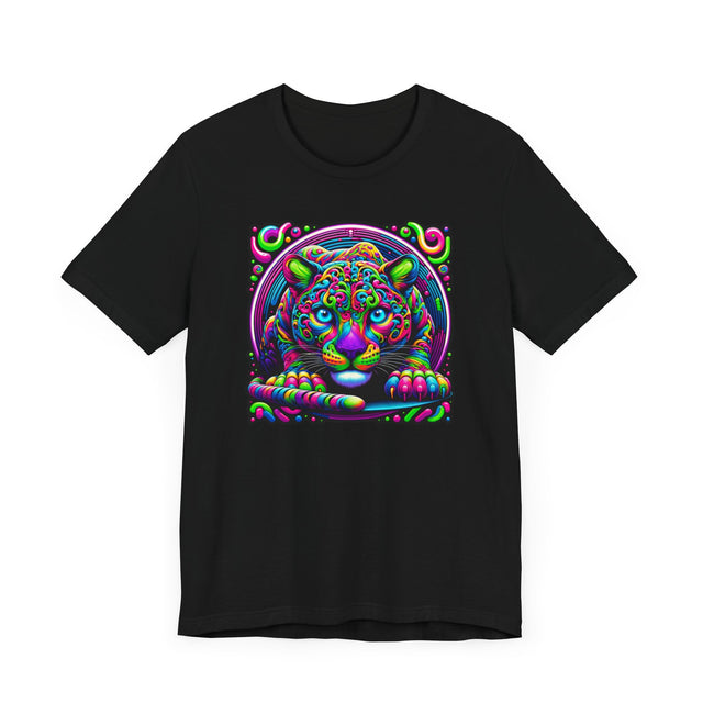 Neon Panther T-shirt, Puma Fan Top, Mountain Lion Tee, Big Cat Lover